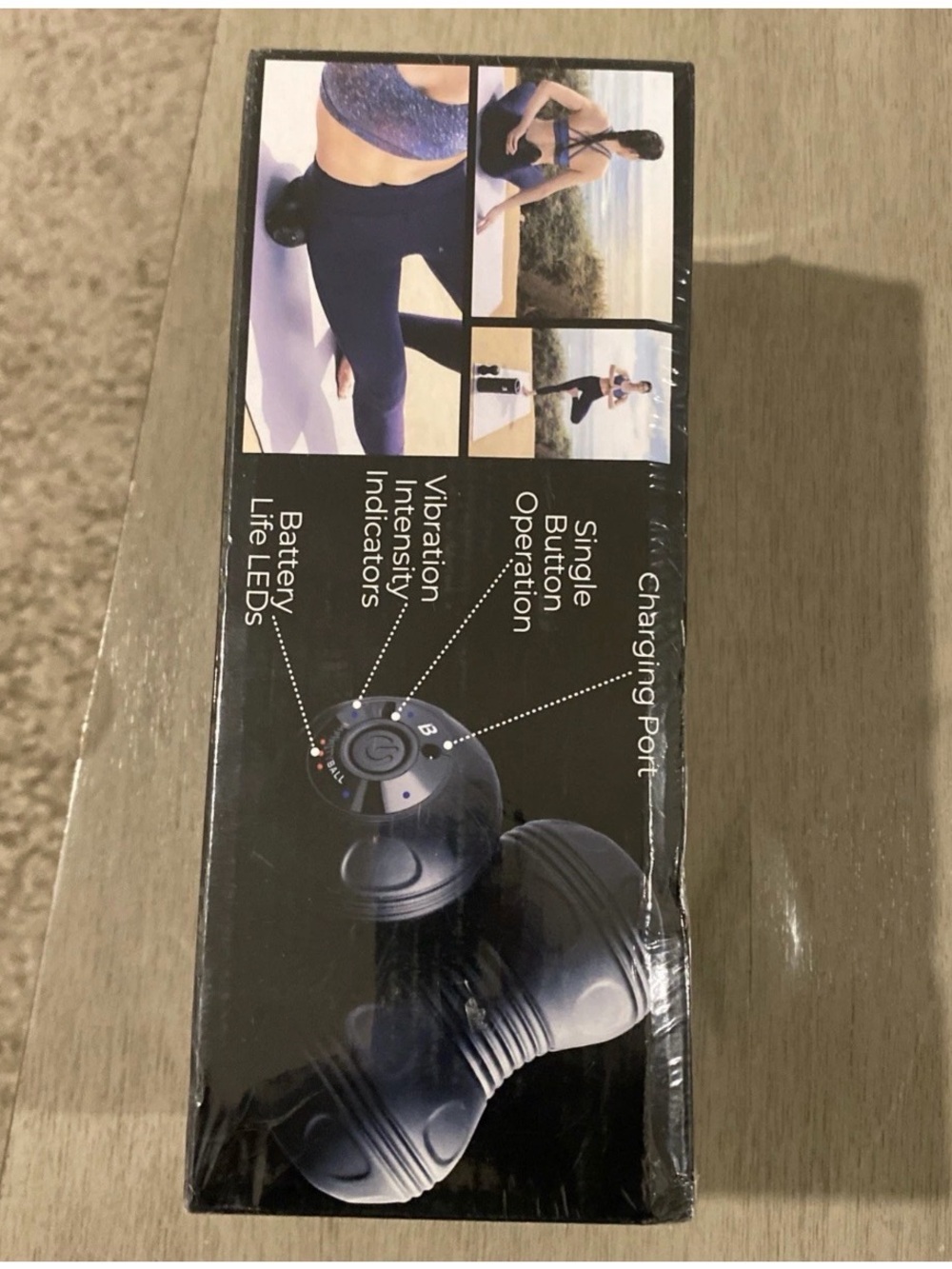 NEXTRINO Peanut Vibrating Infinity Massage Ball 4-Speed